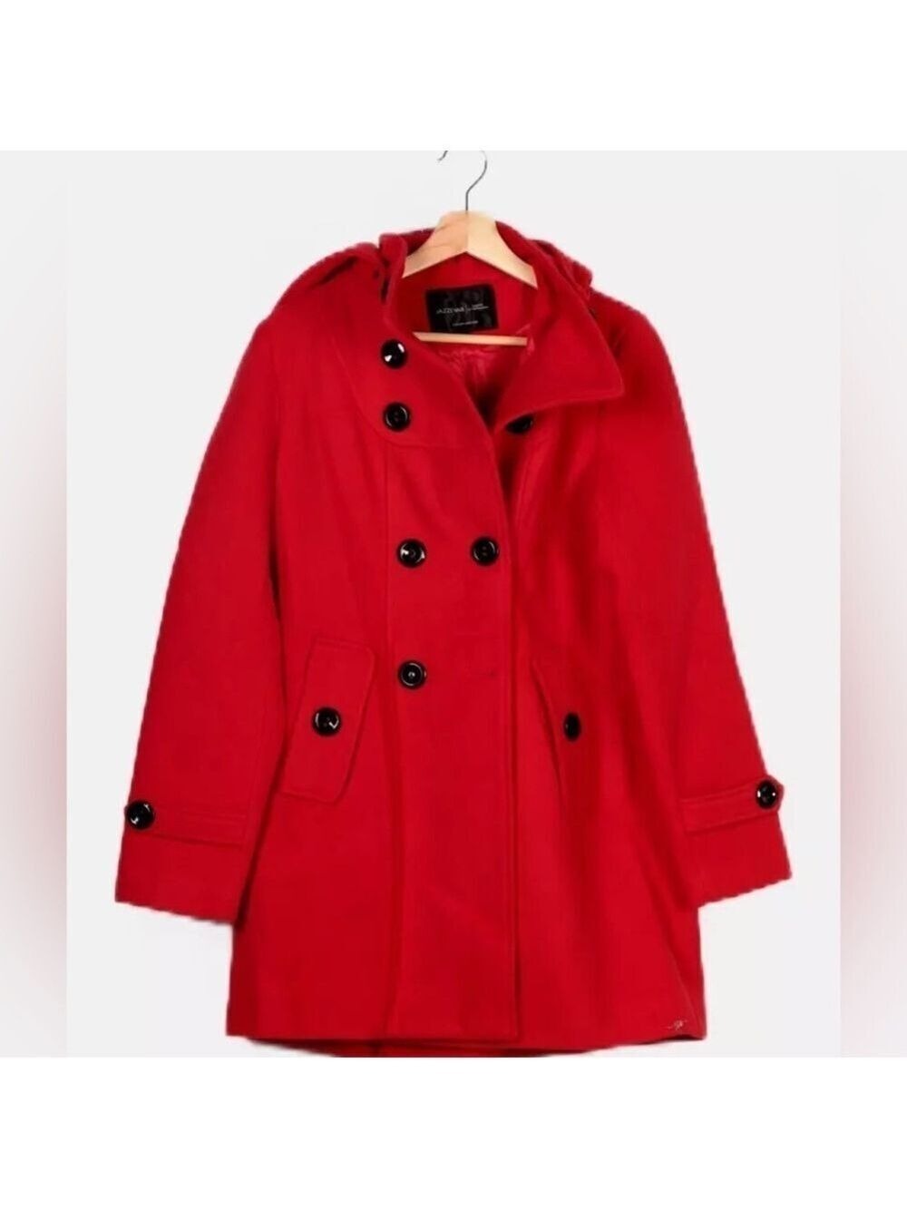 NWOT Girl’s Red Double-Breasted Coat Sz X-Large